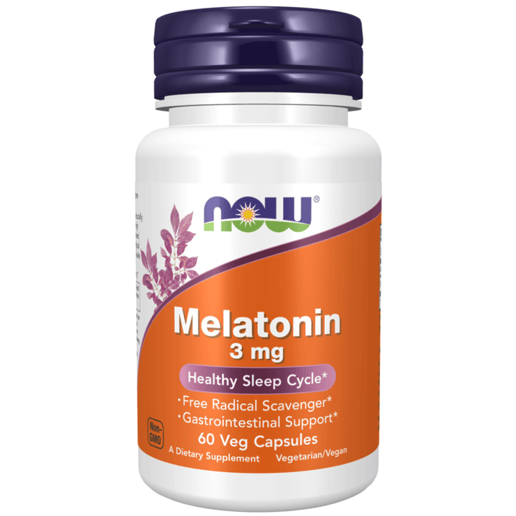 Nowfoods Melatonin 3m 60 Caps