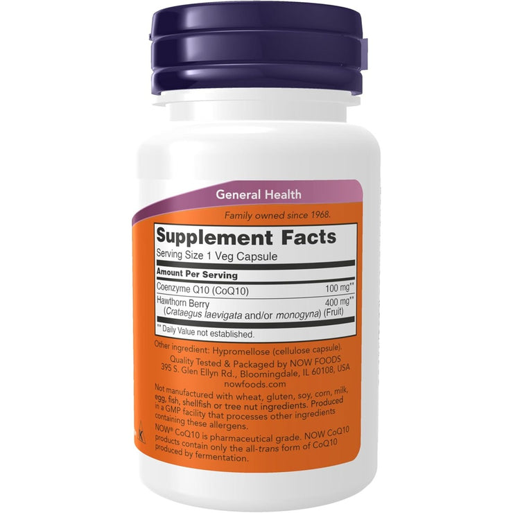 Nowfoods CoQ10 100mg 30 Veg Capsules