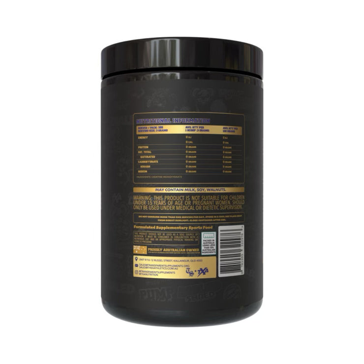 Transparent Supplements Creatine 500g